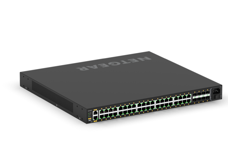 S-Line 40+8 Port Avb Switch with PoE 480W