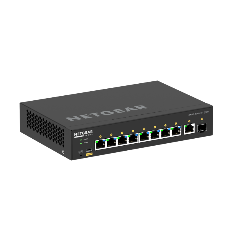 S-Line 8+1+1 Port Avb Switch with PoE 110W