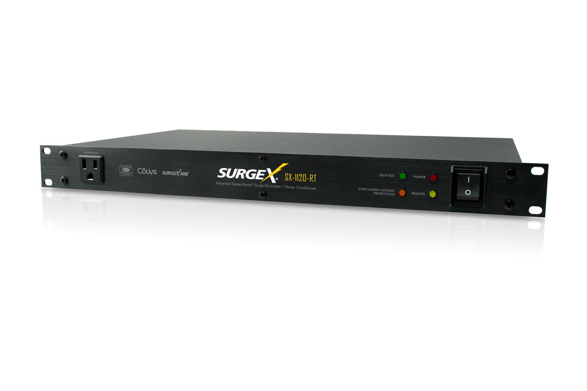 Rack Mount Surge Eliminator 1RU, 120V/20A, 9 Receptacles