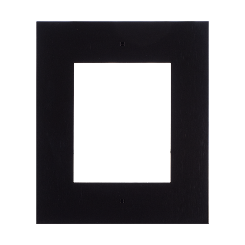 IP Verso - Frame for Flush Installation, 1 Module - Black (Must Be Together