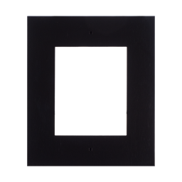 IP Verso - Frame for Flush Installation, 1 Module - Black (Must Be Together