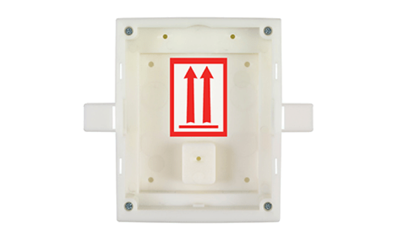 Flush Mount Box for Single Height Door Station