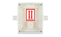 Flush Mount Box for Single Height Door Station