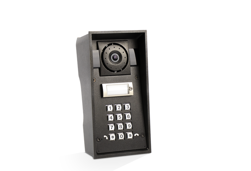 Heavy Duty Surface Mount Gate Station with Keypad - Black