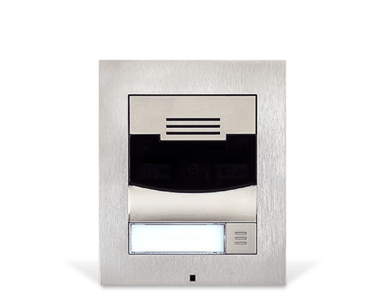 Surface Mount Single Height Door Station Silver