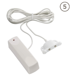 5-PACK of Z-Wave Leak Sensor W 36IN Probe