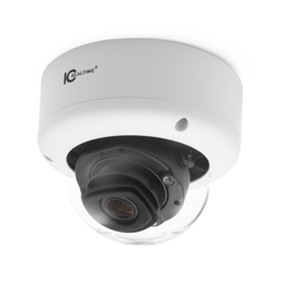 D12V: 12MP Vandal Dome 2.7-12MM Lens Smart IR, Ai - White