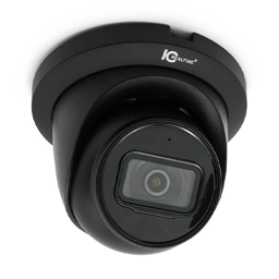 8MP Eyeball Dome, in/Outdoor, 2.8MM Fixed Lens, Smart IR, Ai - Black