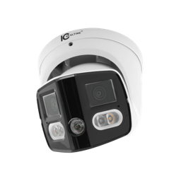 8MP 180 Panoramic Turret Smt IR + Warm LED PoE Active Deterrent