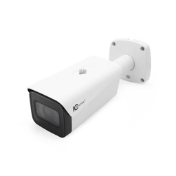 8MP IP in/Outdoor Mid Size Bullet Vari 2.7-12MM 197FT Smart IR PoE
