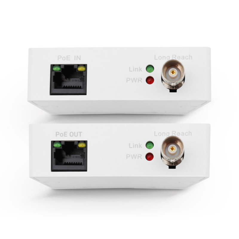 Single Port Long Range Ethernet Over Coax Extender (2X)