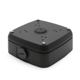 Outdoor Weatherproof Sq Junction Box - IP Bullet, Mini Dome - Black