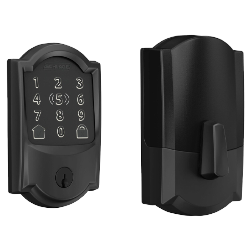 Encode Plus Smart WiFi Deadbolt - Camelot - Matte Black