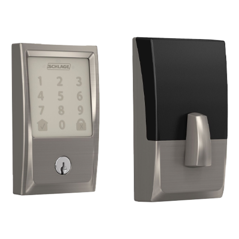 Encode Smart WiFi Deadbolt - Century - Satin Nickel