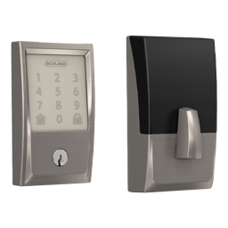 Encode Smart WiFi Deadbolt - Century - Satin Nickel