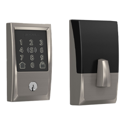 Encode Plus Smart WiFi Deadbolt - Century - Satin Nickel