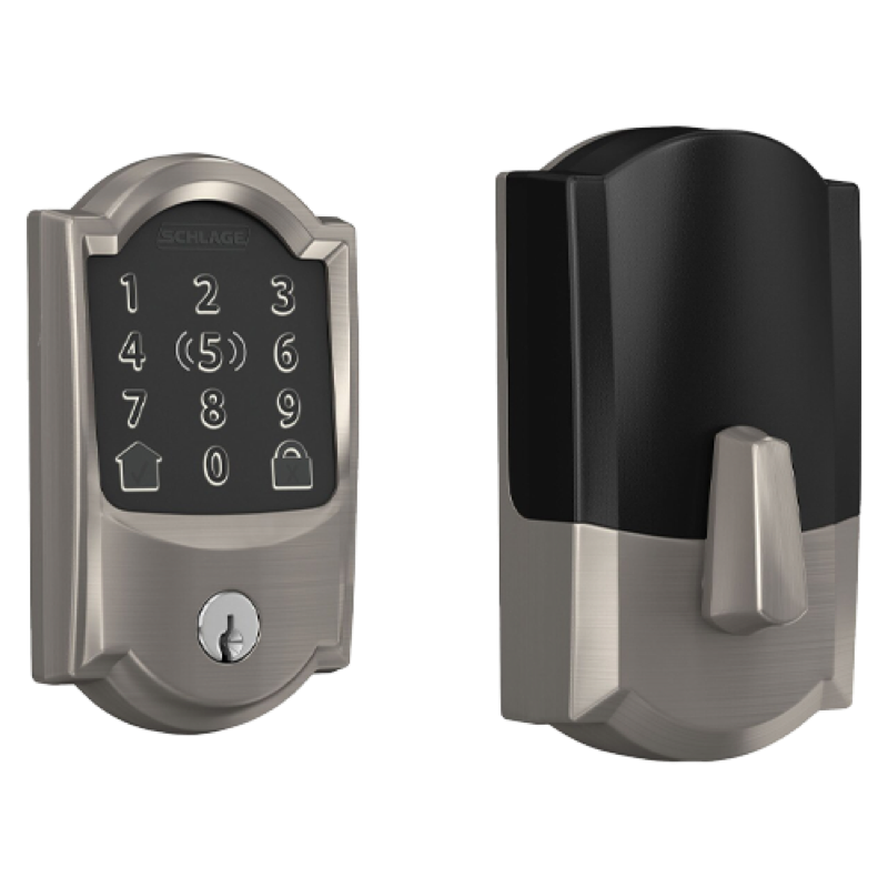 Encode Plus Smart WiFi Deadbolt - Camelot - Satin Nickel