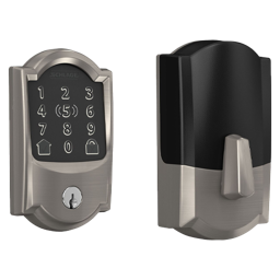 Encode Plus Smart WiFi Deadbolt - Camelot - Satin Nickel