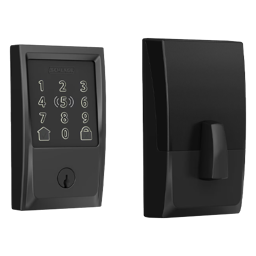 Encode Plus Smart WiFi Deadbolt - Century - Matte Black
