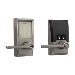 Encode Smart WiFi Lever with Latitude Lever - Century - Satin Nickel