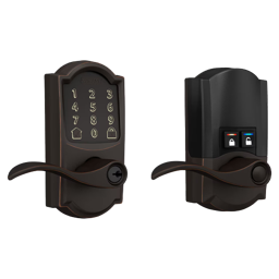 Encode Smart WiFi Lever with Accent Lever - Camelot - Aged Bronze