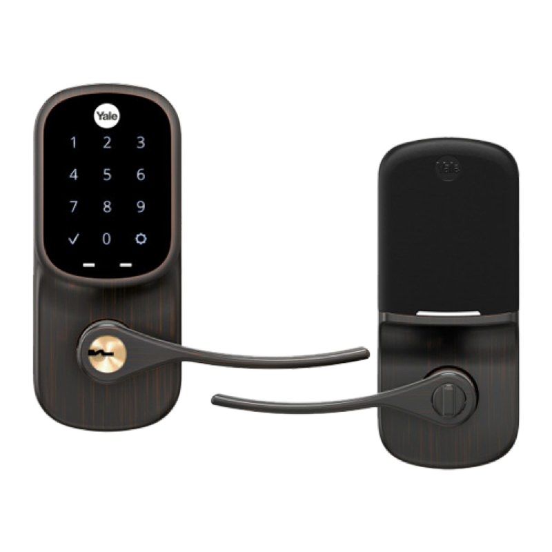 Yale Touchscreen Connected by August Lever - Oiled Rubbed Bronze (Permanent)