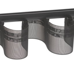 Wave Tape in Black 100 Meter Roll