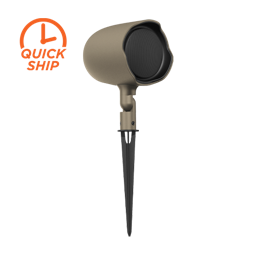 Ground-Stake Speaker, 3IN, Coax, Tan (Pair)