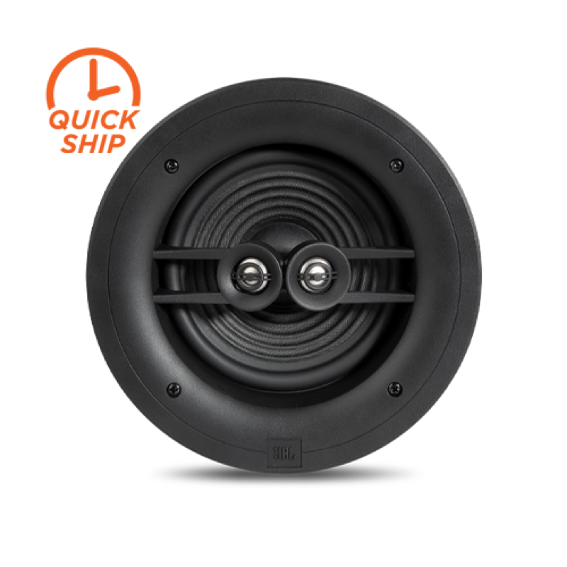 6.5IN - in Ceiling Speaker – Dual Tweeter – Round Grill