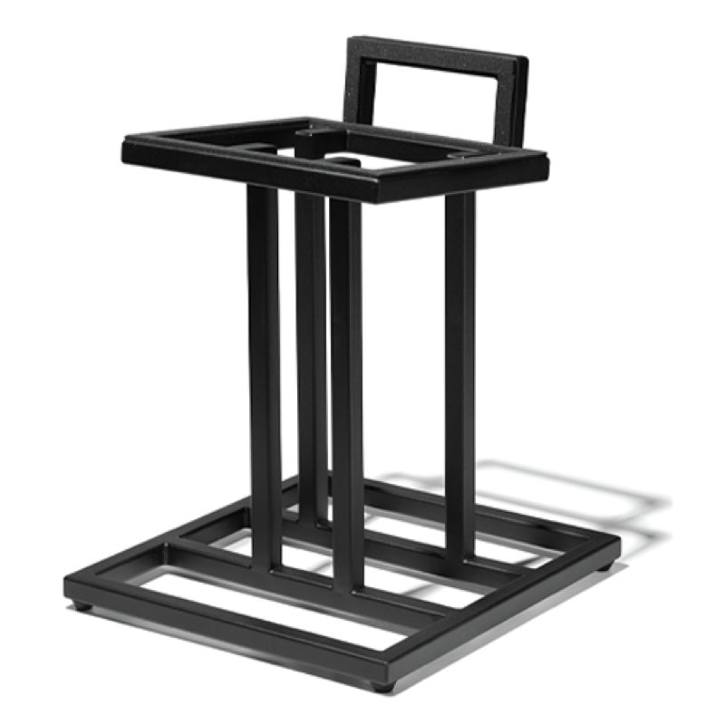 JS-80 Steel Floor-Stands for Jbl L82 & 8IN Studio Monitors - Black - Pair