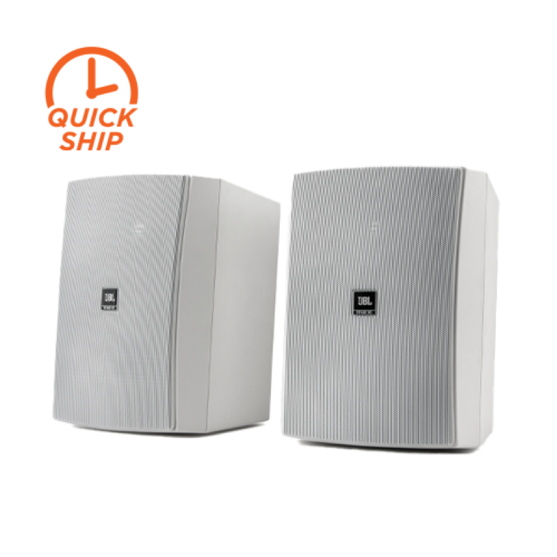 6.5IN 2-WAY Indoor/Outdoor Speaker with Mount White