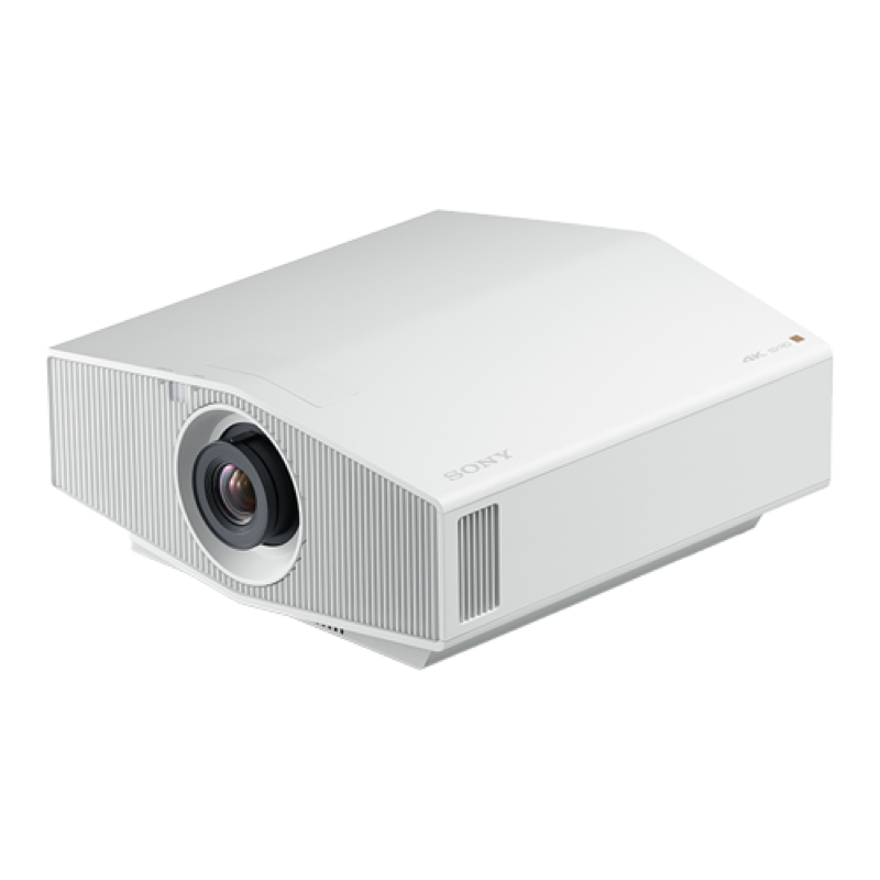 4K Hdr 2200-LUMEN Laser Home Theater Projector Native 4K Sxrd Panel - White