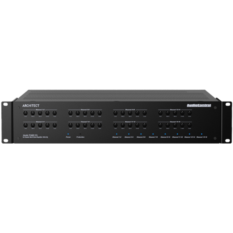 Architect Model P2680 Eq - 16 Channel High Power Amplifier W Eq