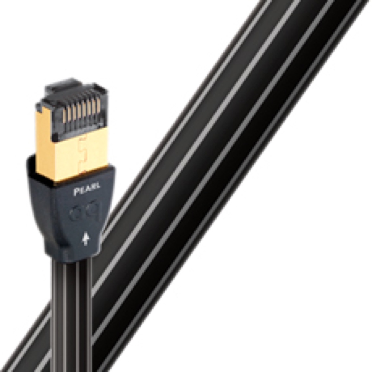 - RJ/E Pearl 1.5M (Black/Gray Stripe PVC) "I" 5/PKG