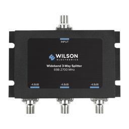Splitter 3 Way -4.8 DB 698-2700MHZ