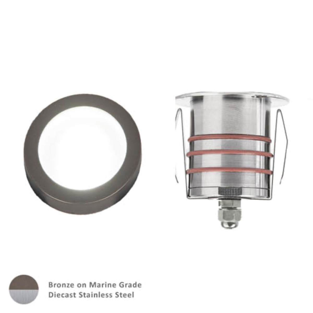 2IN LED Inground Slim Round 3000K