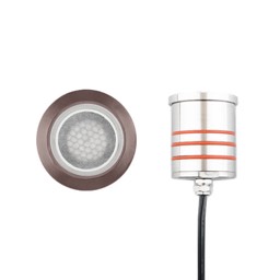 2IN LED Inground Round Louver 3000K