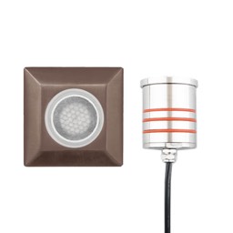 2IN LED Inground Square Louver 3000K