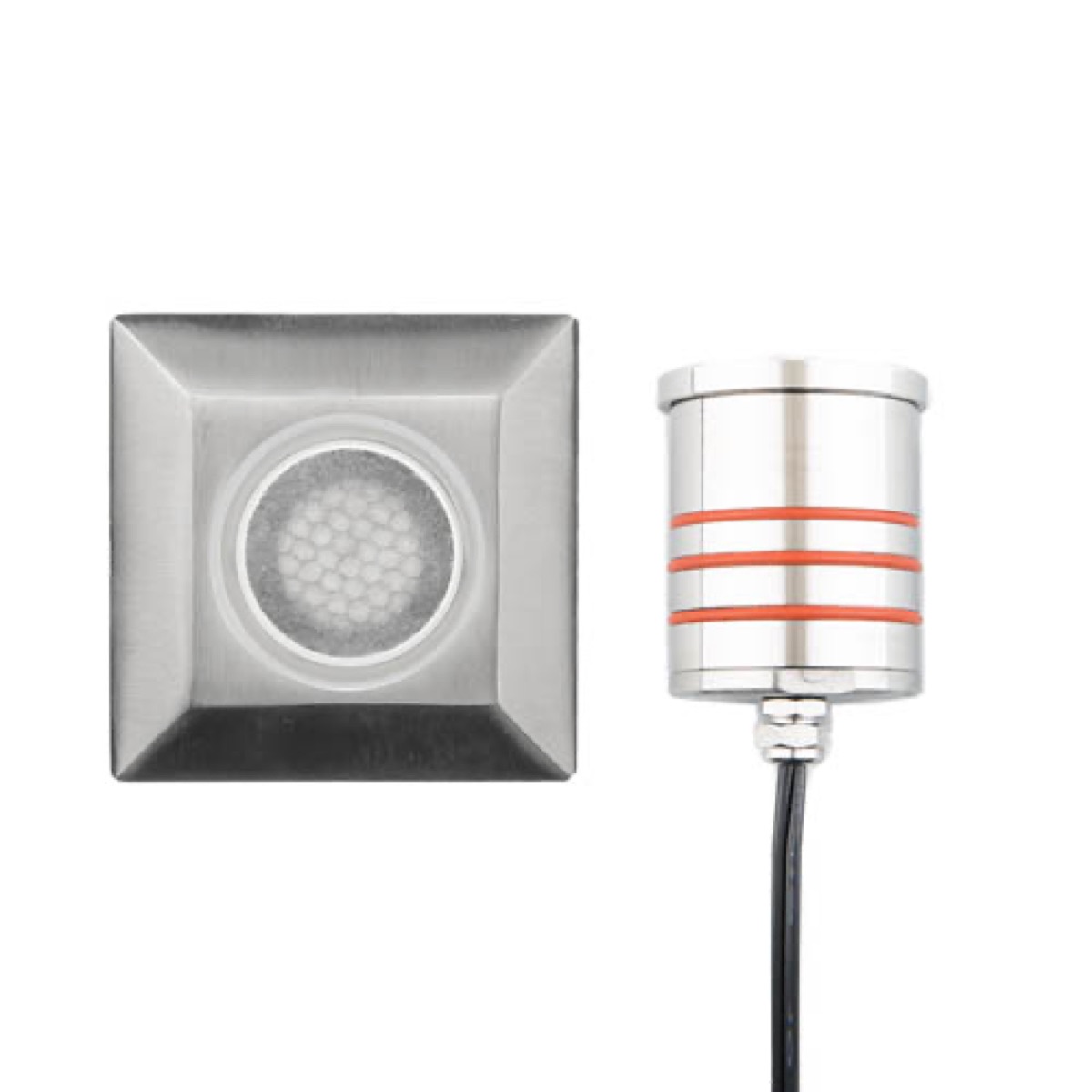 2IN LED Inground Square Louver 3000K