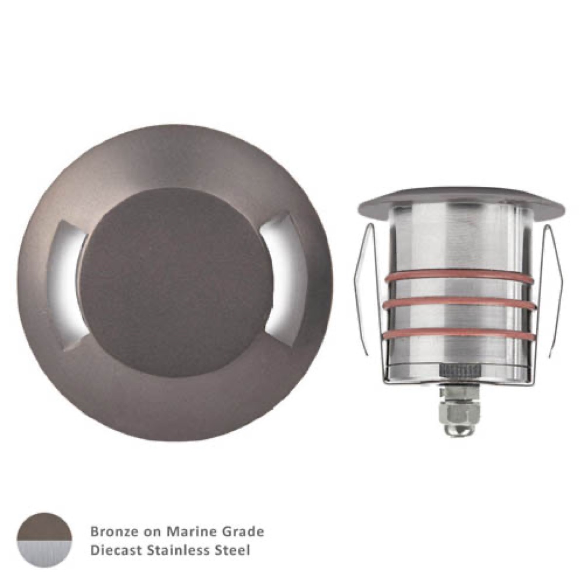 2IN LED Inground Bi-Directional 3000K