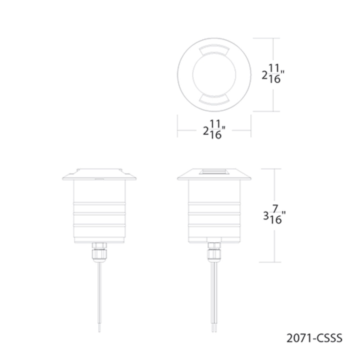 Colorscaping Indicator RGBWW (Stainless Steel)