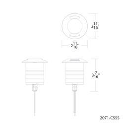 Colorscaping Indicator RGBWW (Stainless Steel)