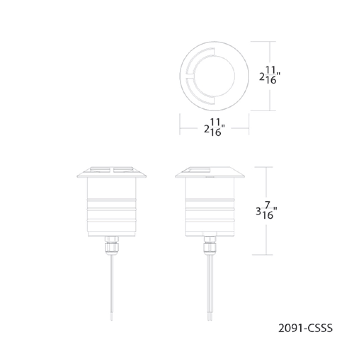 Colorscaping Indicator RGBWW (Stainless Steel)