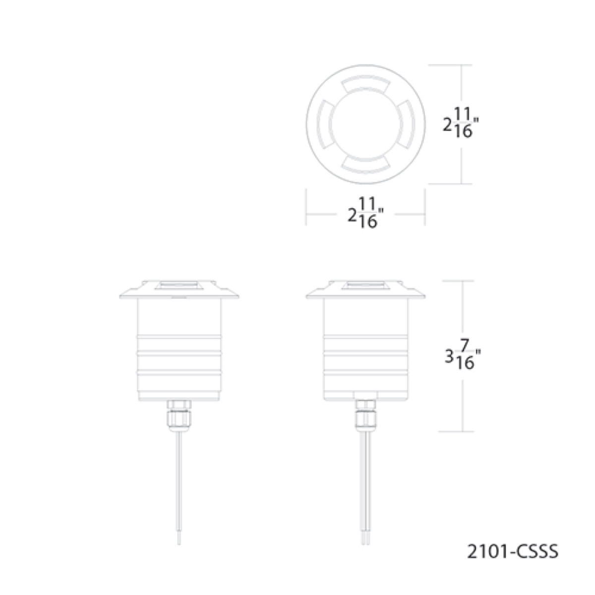 Colorscaping Indicator RGBWW (Stainless Steel)