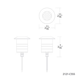 Colorscaping Indicator RGBWW (Stainless Steel)