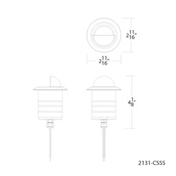 Colorscaping Indicator RGBWW (Stainless Steel)