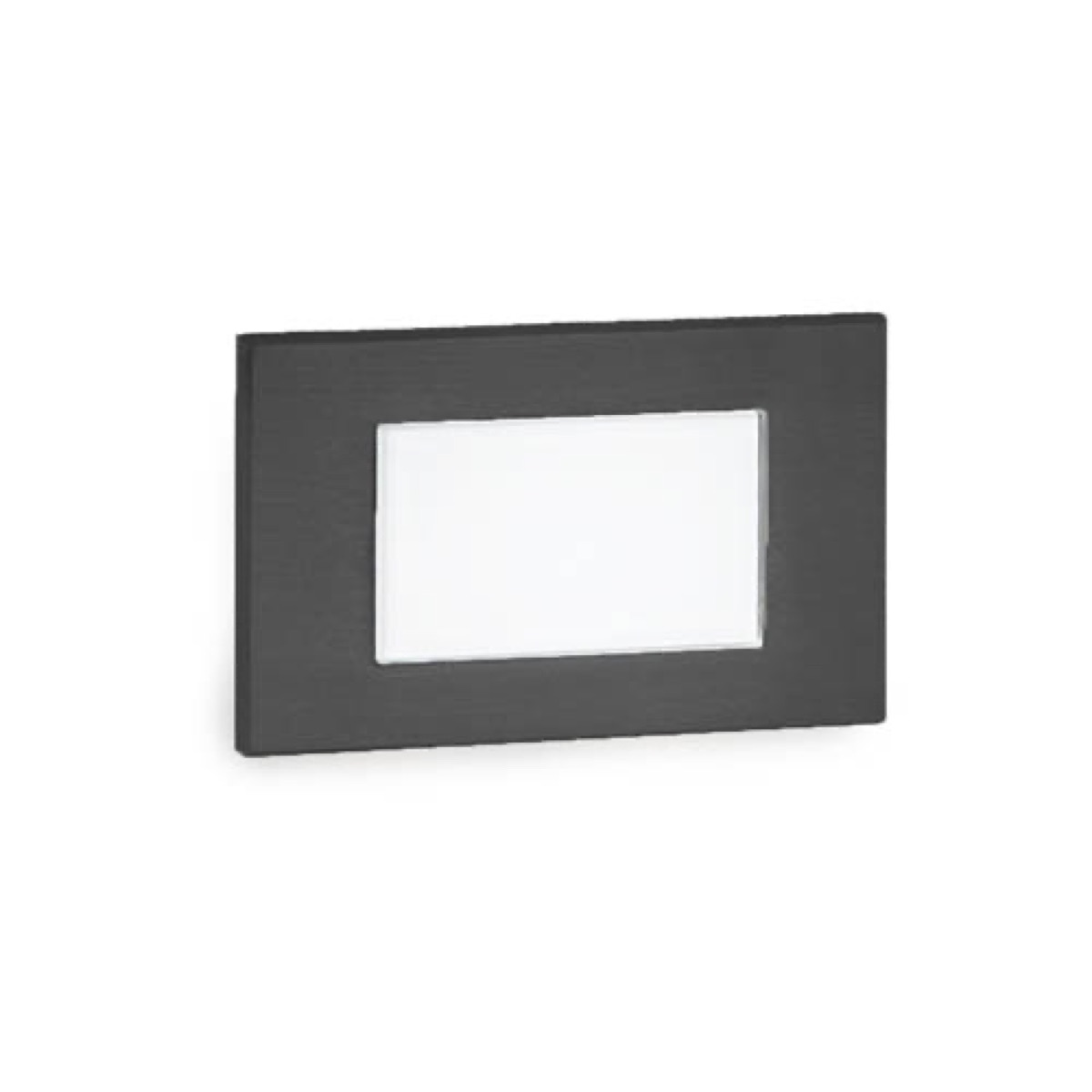 Landscape Step 12V Horiz Rect Alum