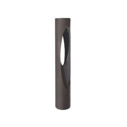 Scoop LED Bollard 12V 30IN BZ Al 3000K