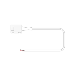 Solderless Connector for 10MM HD Leds - LED to 6IN Wire - Max Wattage 175W