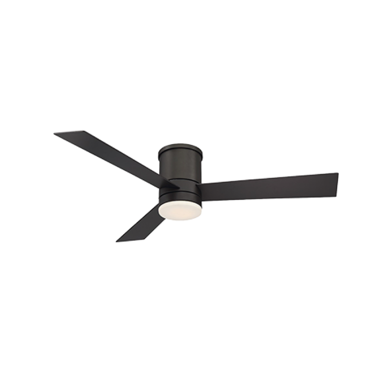 Modern Forms Axis Ceiling Fan Flush Mount 52IN (Black Matte)